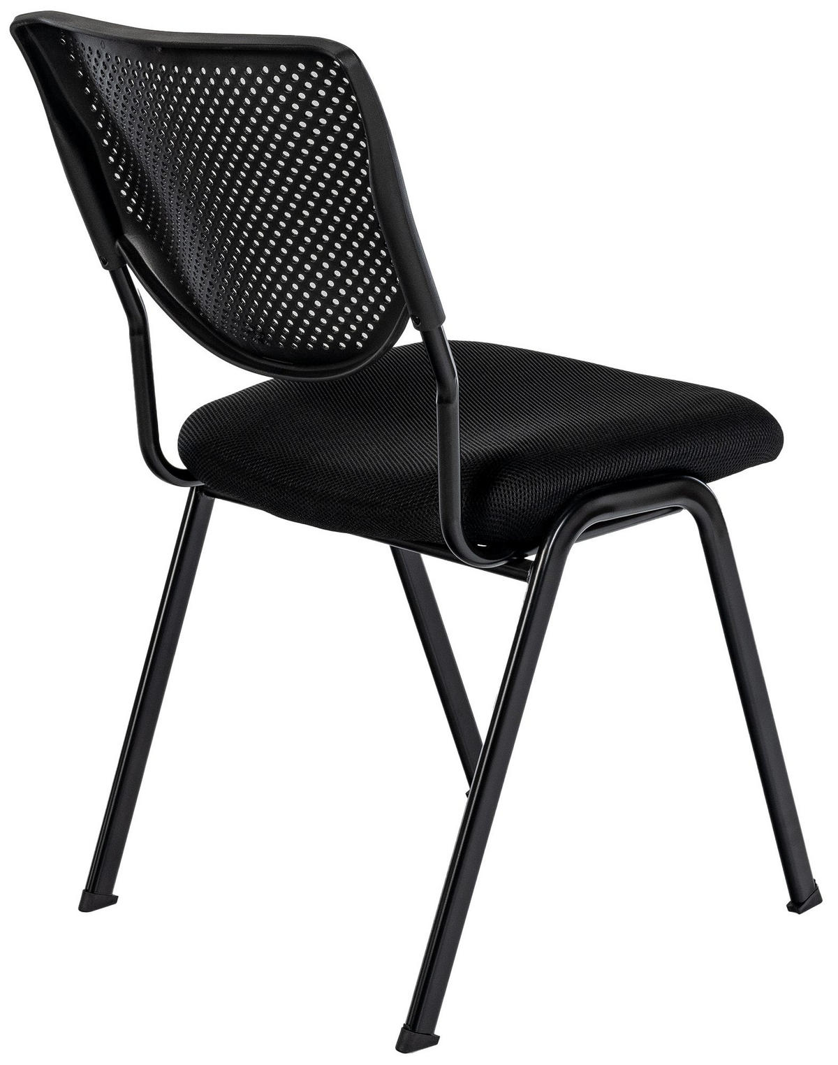 STAPELSTUHL Stoff schwarz/schwarz - Schwarz, Textil/Metall (47/82/58cm) - CLP