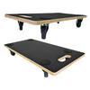 TRANSPORTROLLER 2er-Set mit 4 Rollen 11,5x30x60cm Traglast 200kg Siebdruck Holzplatte Schwarz - Schwarz, Holzwerkstoff (60/30/11.5cm) - PROREGAL