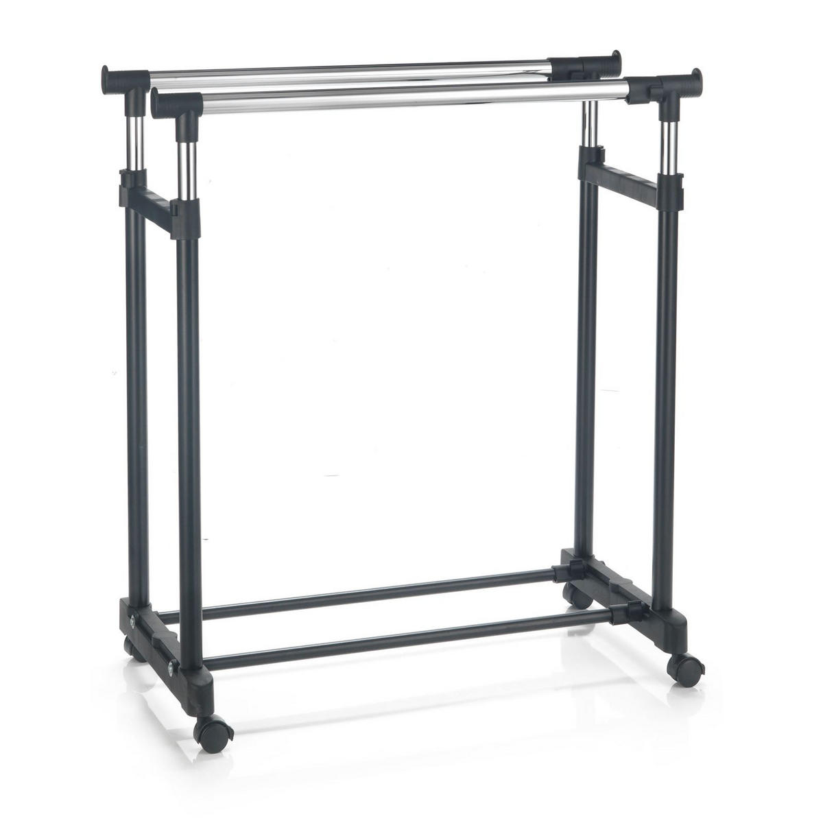 GARDEROBENWAGEN CASA - Schwarz, Metall (82/89/43cm) - CARO-Möbel