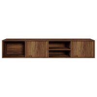 TV-HÄNGEBOARD Sanva WARMIA WALNUSS 200 CM - Dunkelbraun, Holzwerkstoff (200/40/35cm) - Selsey