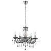 KRONLEUCHTER Chrom Silber - Silberfarben, Metall (44/44/128cm) - Globo Lighting