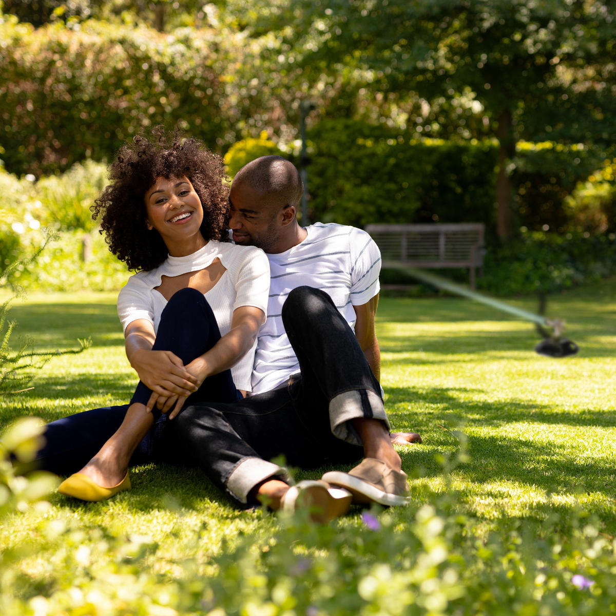 RASENSPRENGER-KOPF - Goldfarben, Metall (11/11/6cm) - Relaxdays