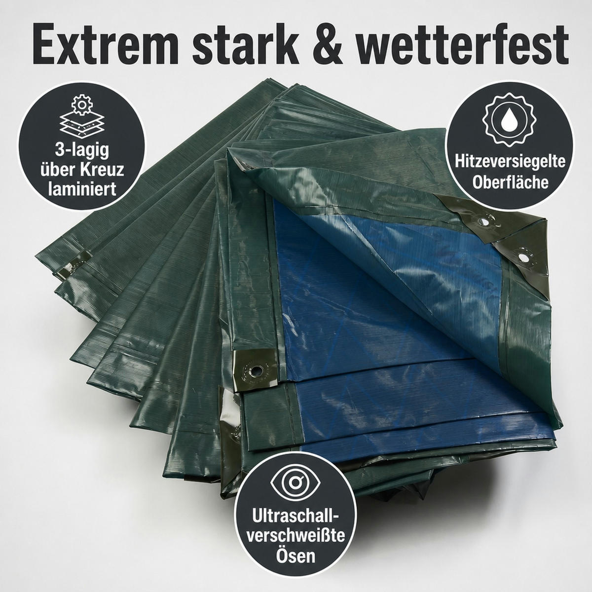 ABDECKPLANE - Multicolor, Kunststoff (300/200/1cm) - Westfalia