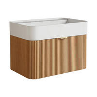 EINZELWASCHTISCH - 60 cmcm x 41 cmcm - Holz, Platte - Naturfarben Hell - BULMAS - Naturfarben, Holz (60/42/41cm) - Vente-Unique