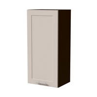 HÄNGESCHRANK Oslo W4/45 Lava / Kaschmir Matt 45 / 32,5 / 96cm - Kaschmir/Dunkelgrau, Holz/Holzwerkstoff (45/96/32.5cm) - Feldmann-Wohnen
