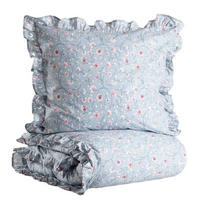 BETTWÄSCHE Julia Baumwolle 140/200 cm - Blau, Textil (140/200cm) - Homla