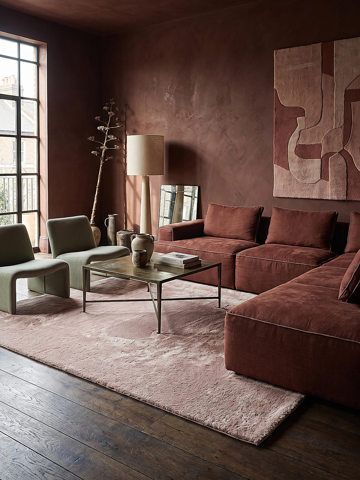 TEPPICHLÄUFER Antirutsch Uni RUTOR Polyester Rosa 80 x 150 cm - Rosa, Textil (80/150cm) - KADIMA DESIGN