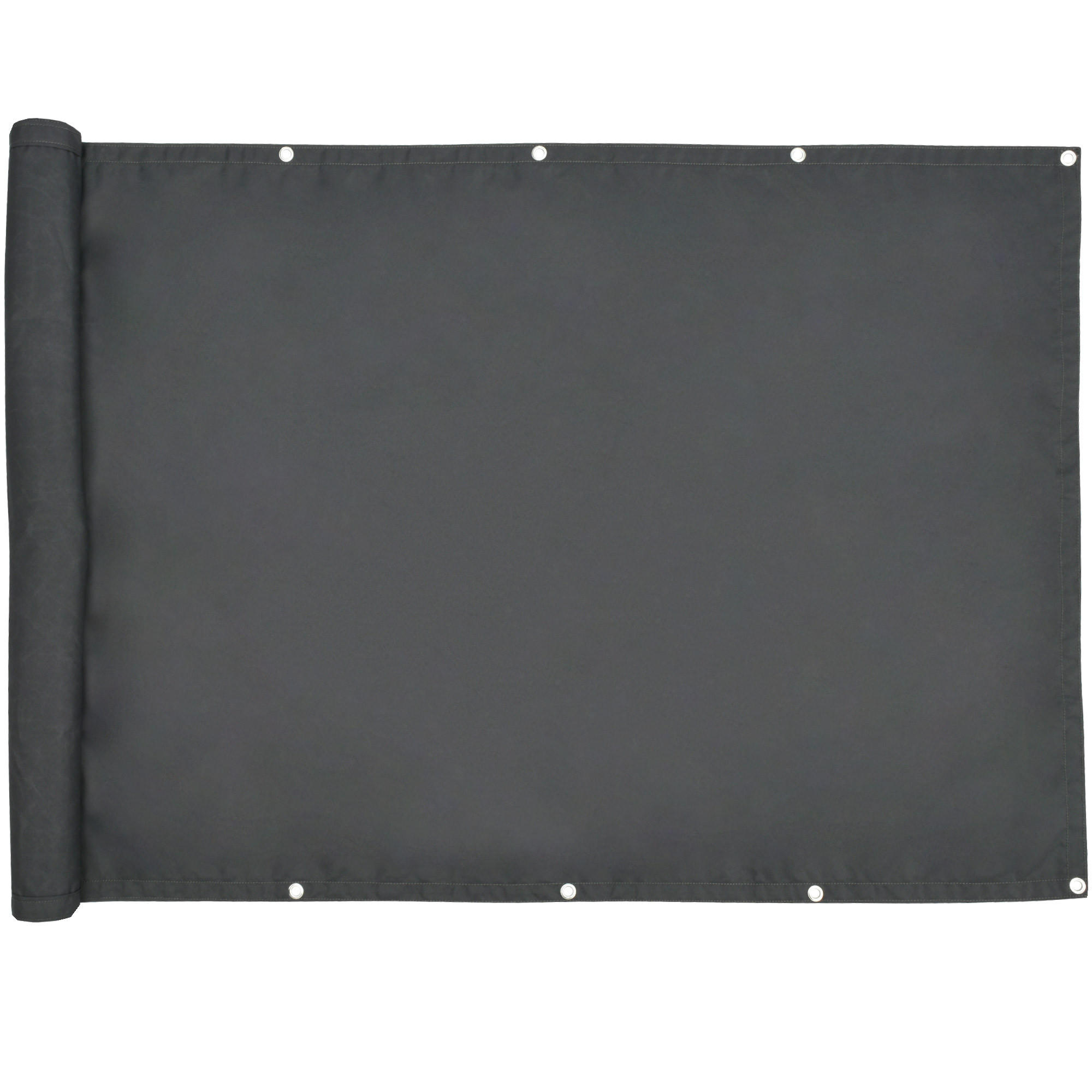 BALKONUMSPANNUNG SolVision PB2 90/500 cm Anthrazit PE - Anthrazit, Kunststoff (500/90cm) - Sol Royal