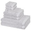 FROTTIERSET Rubin 8-teilig - Hellgrau, Textil (50/100cm) - Ross