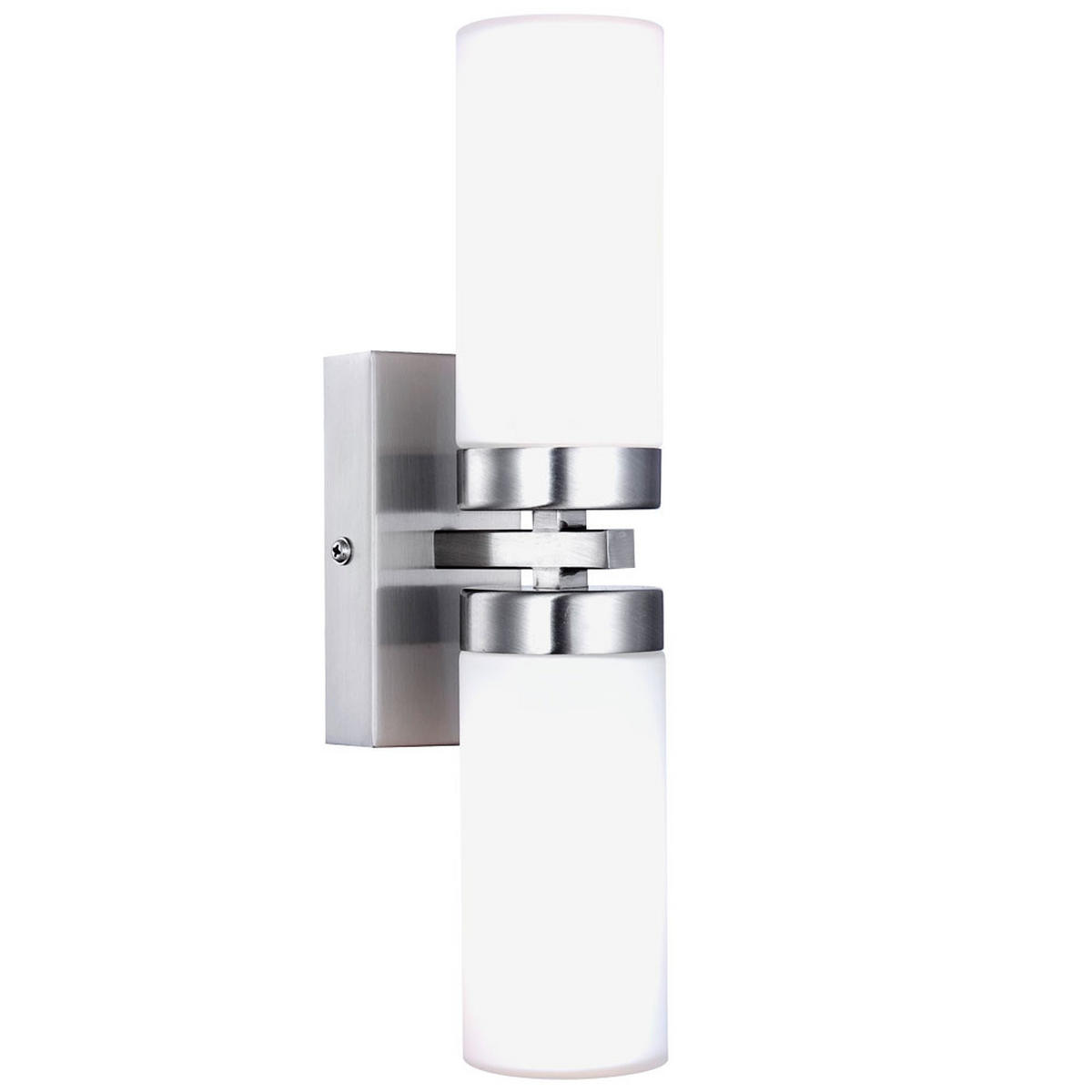 WANDLEUCHTE SPACE Metall Silber - Silberfarben, Glas (6/31/10cm) - Globo Lighting