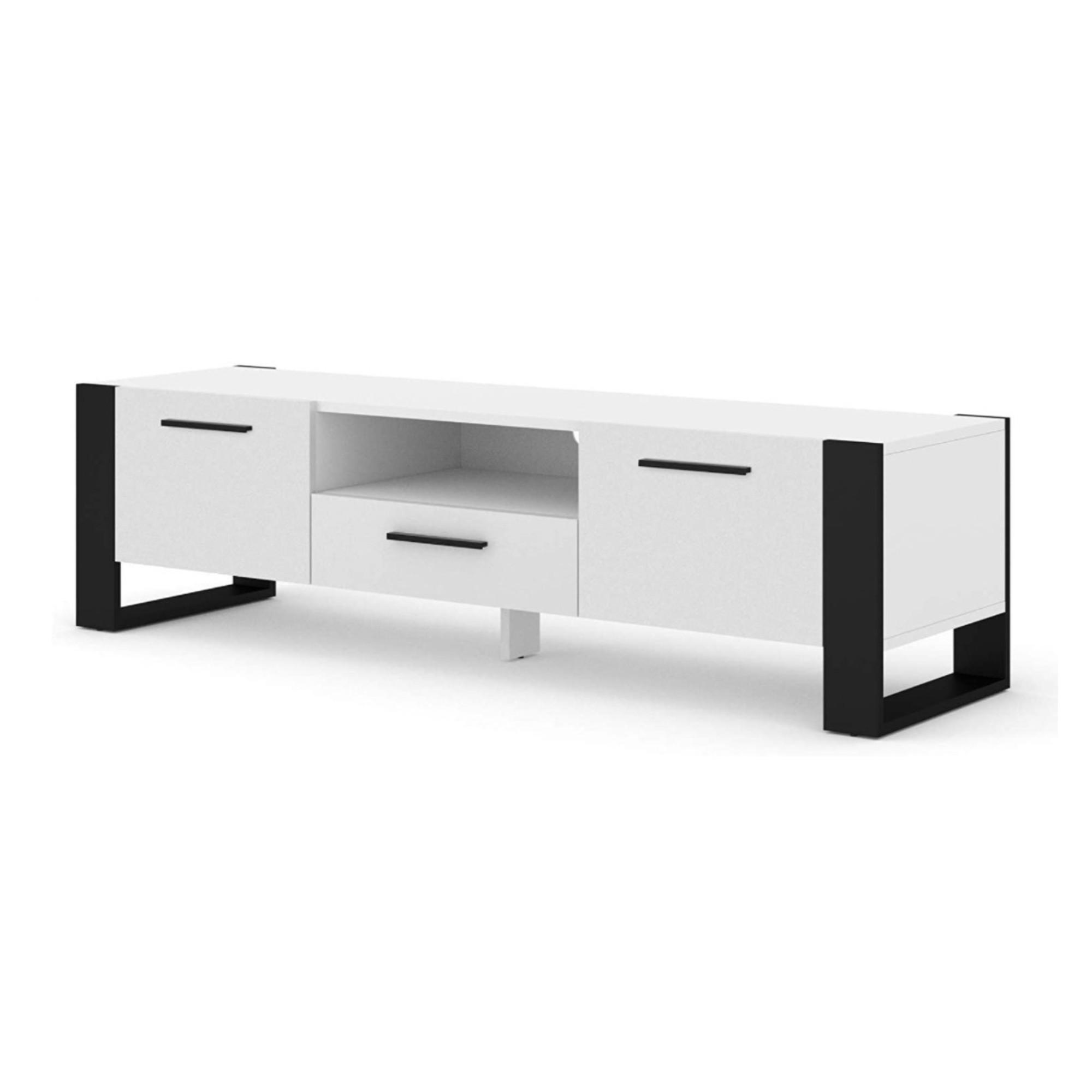 Raumhirsch Furniture TV Weiß 160x48x43 cm