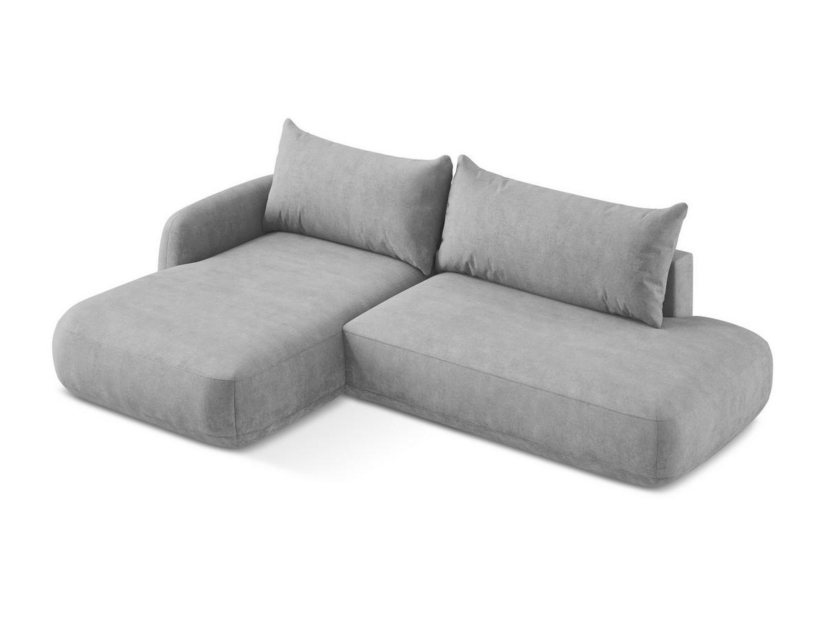 POUF Chenille Stoff Blau - Blau/Schwarz, Holzwerkstoff/Textil (111/88/60cm) - Makamii