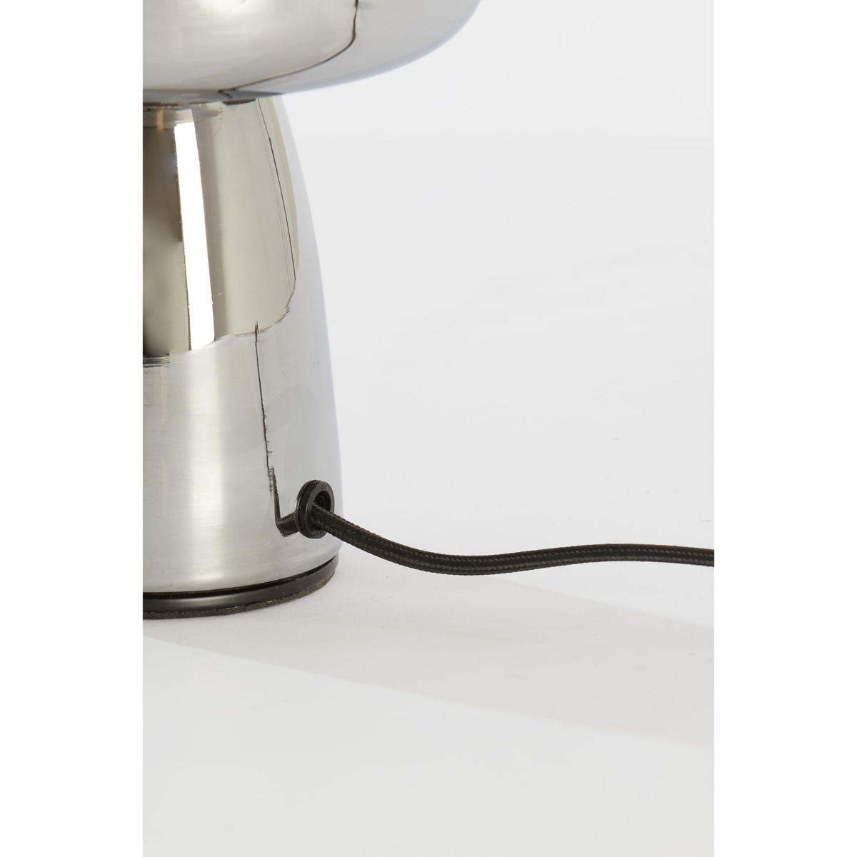 TISCHLAMPE Lotta Schwarz Ø16/32 cm - Schwarz, Glas (16/16/32cm) - Light & Living