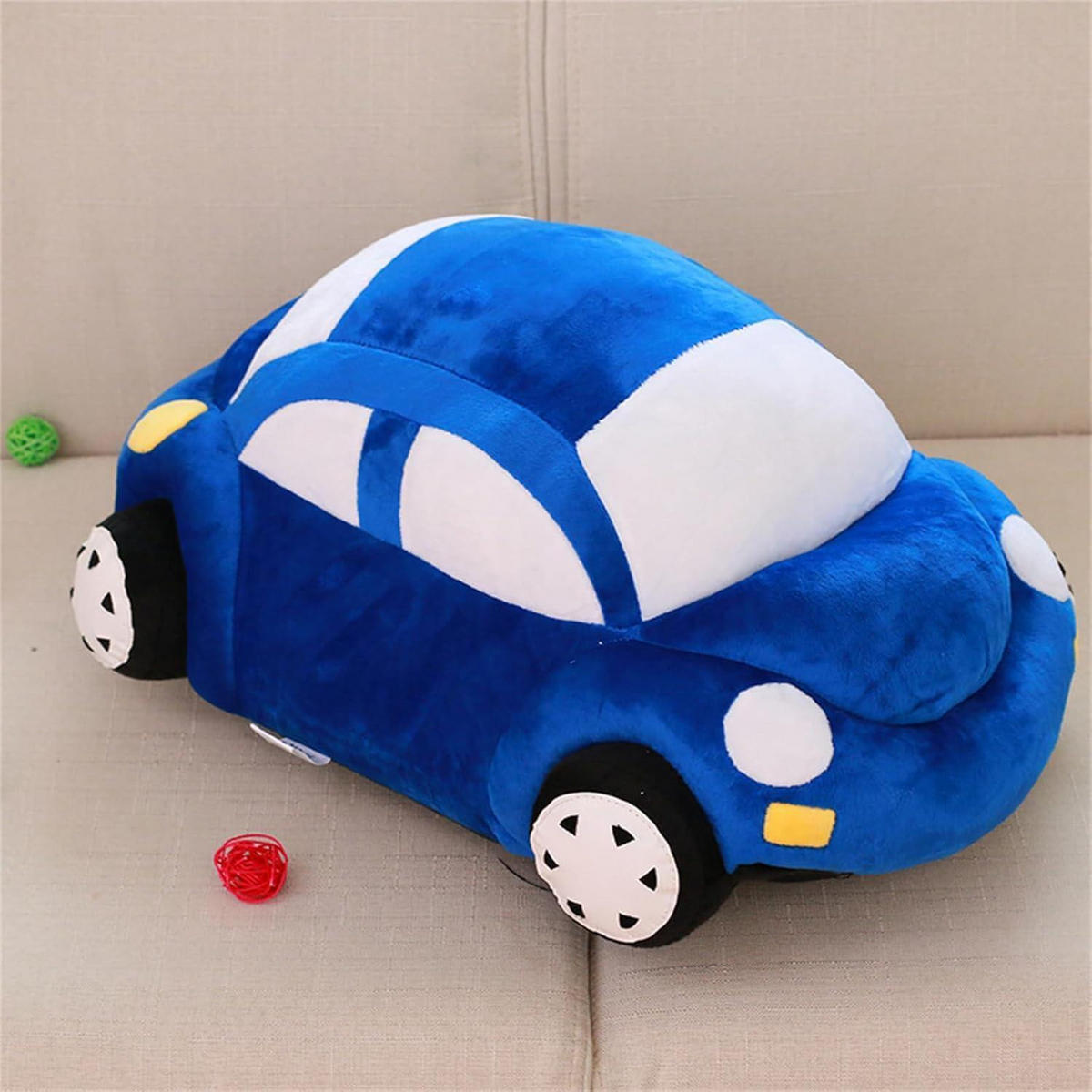 KUSCHELTIER Auto Käfer 35 cm Blau - Blau, Textil (10/25cm)