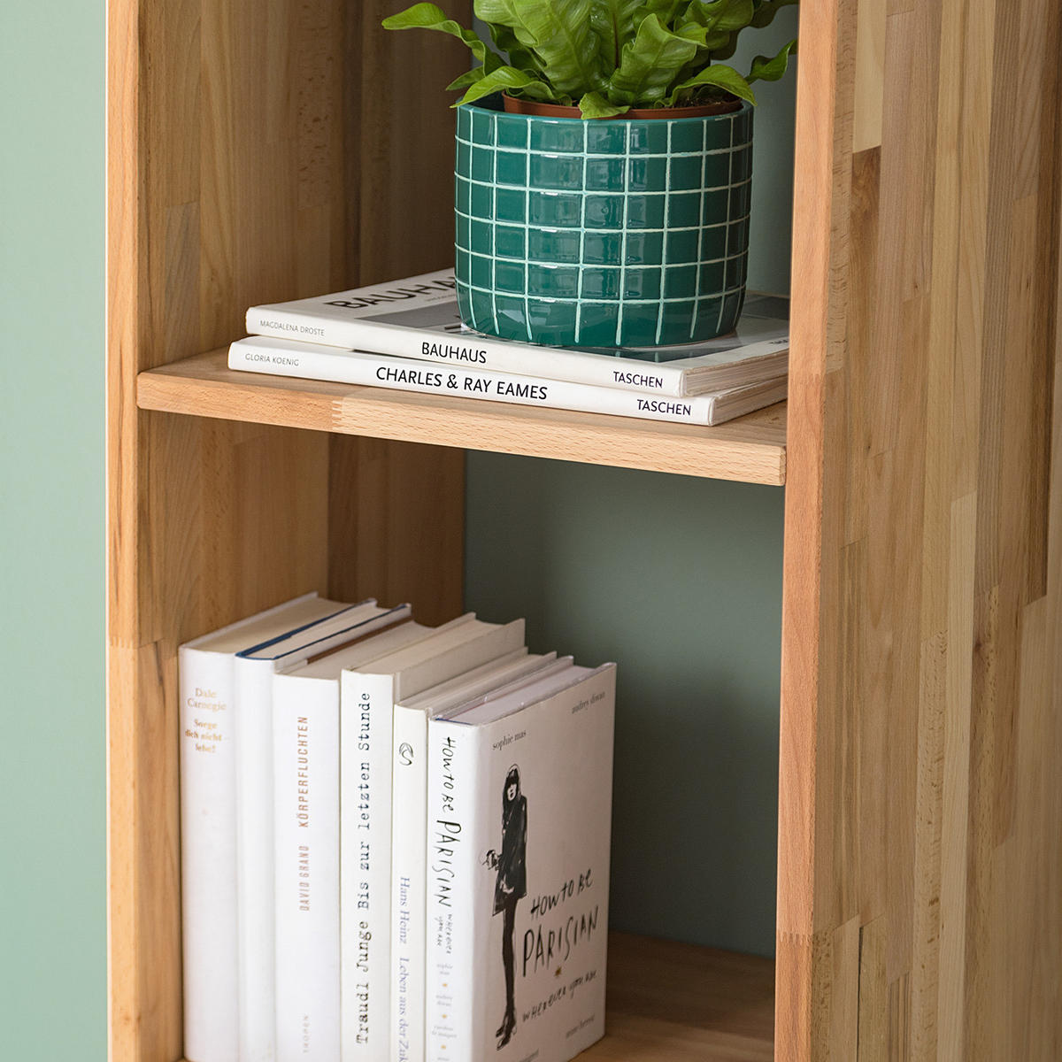 REGAL - Massivholz - Kernbuche, Holz (39/149/35cm) - home24