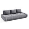 SCHLAFSOFA Jonas 3 Sitzplätze Grau - Grau, Holzwerkstoff (240/85/110cm) - Petits-meubles
