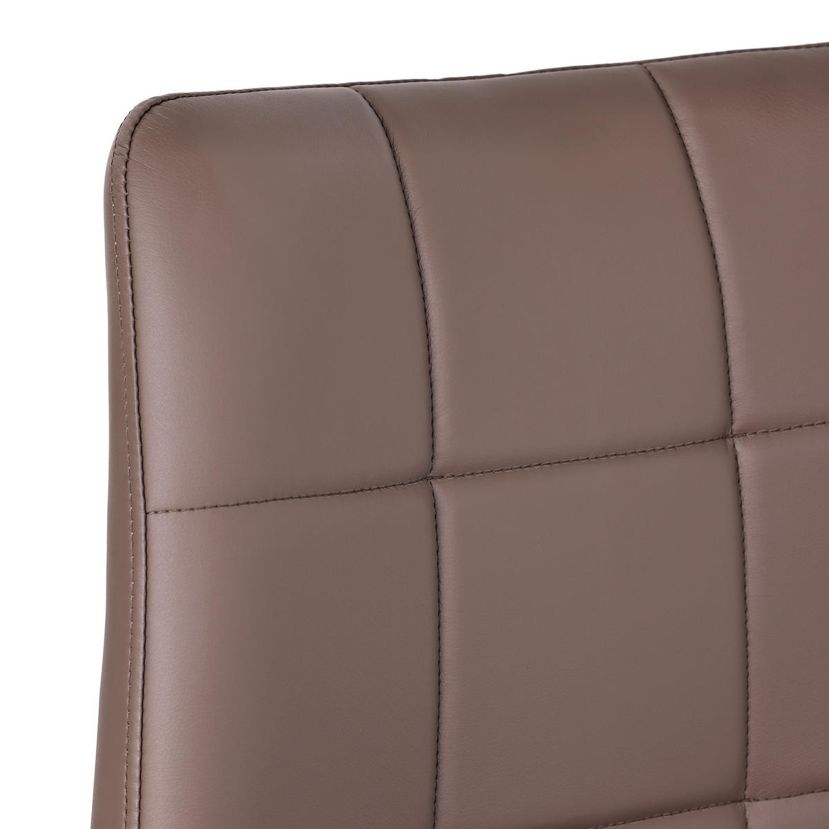 STUHL-SET 4 Stück Kunstleder-YZ6 - Dunkelbraun, Textil (48/89/61cm) - HOMAVO