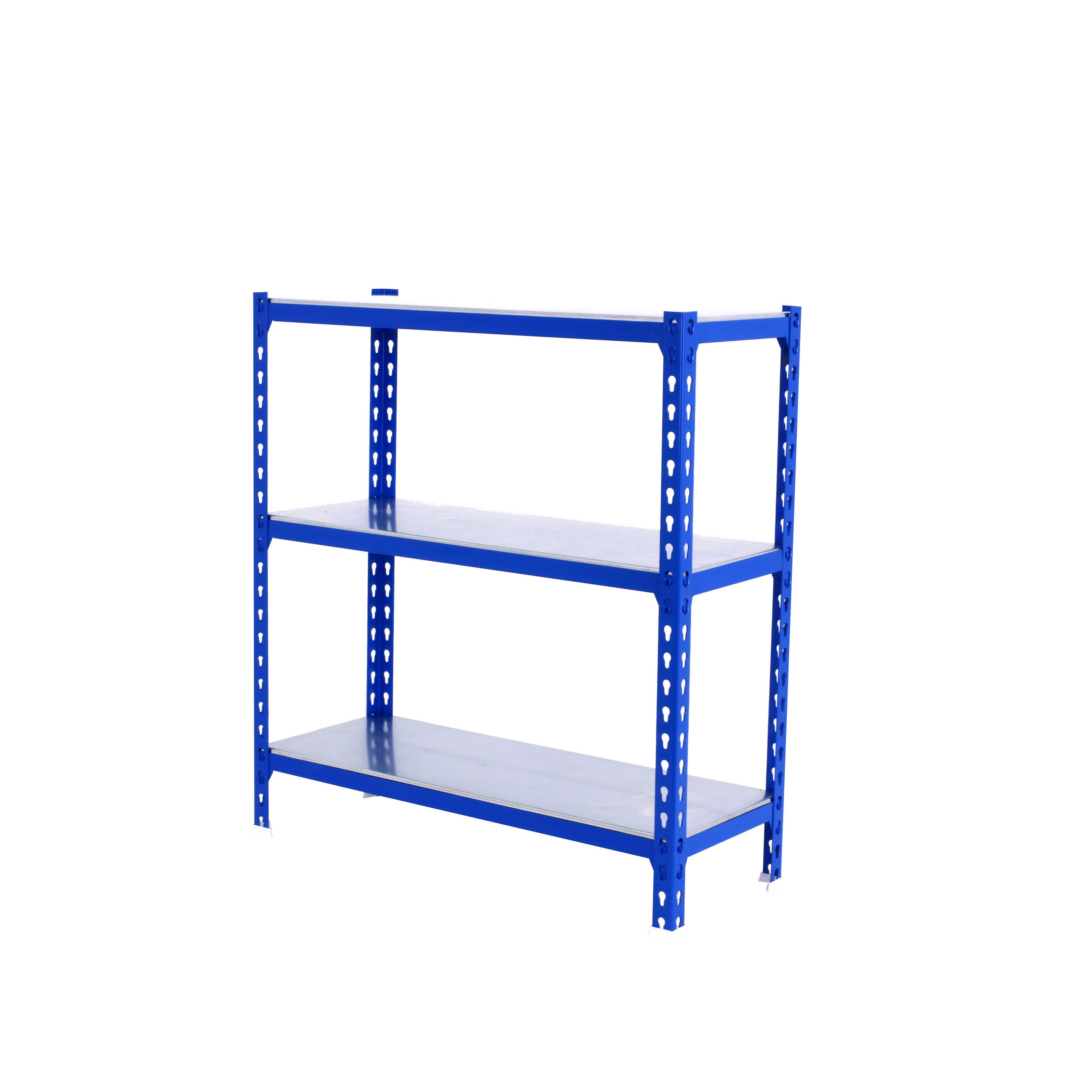 SCHWERLASTREGAL Baby Metal Shark HxBxT 90 x 120 x 30 cm Fachlast 200 kg Blau-Verzinkt - Blau, Metall (120/90/30cm) - PROREGAL