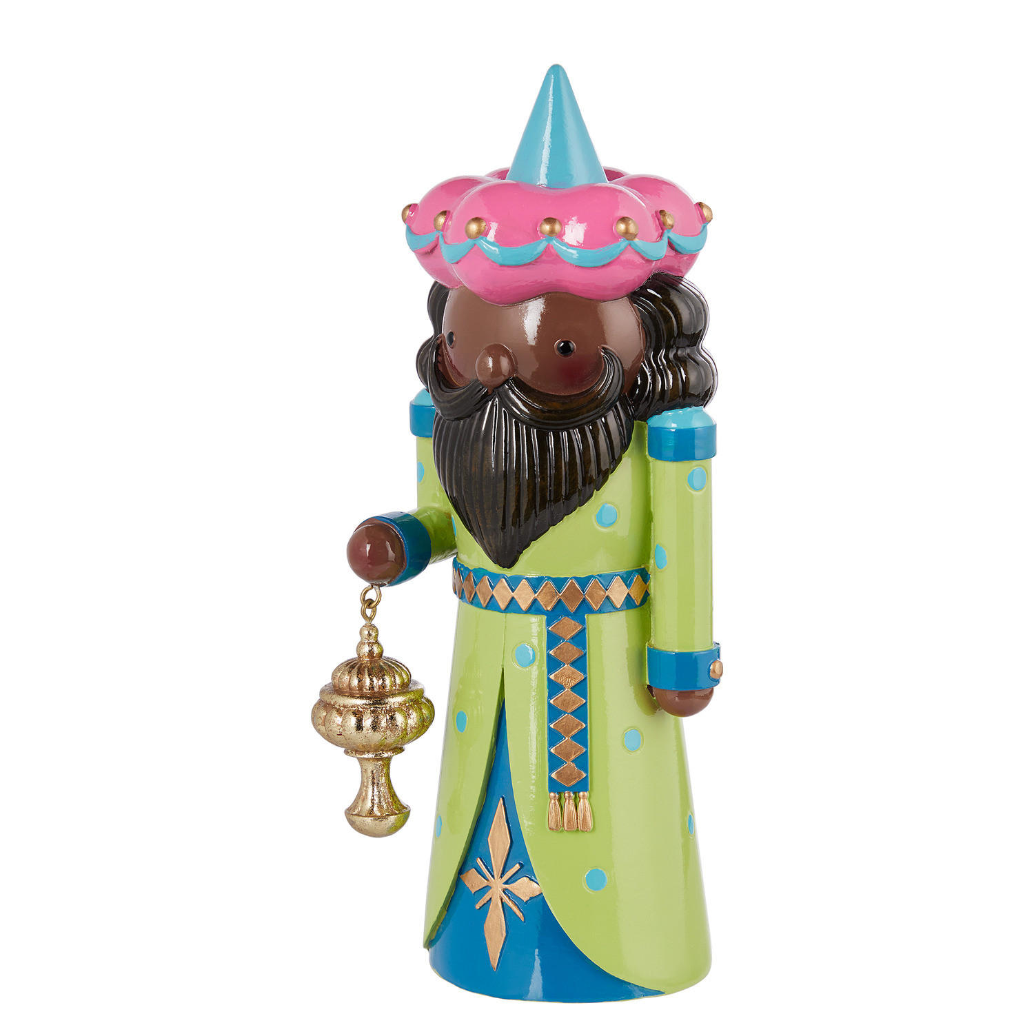 DEKOFIGUR X-Mas König - Grün, Stein (7/20/20cm) - Butlers