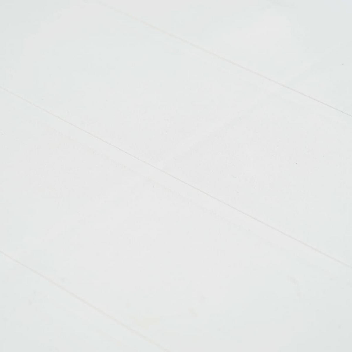 GARTENTISCH mit Rattan-Optik, 150/90/72 cm, aus Kunststoff, in Weiß - Weiß, Kunststoff (90/150/72cm) - vidaXL