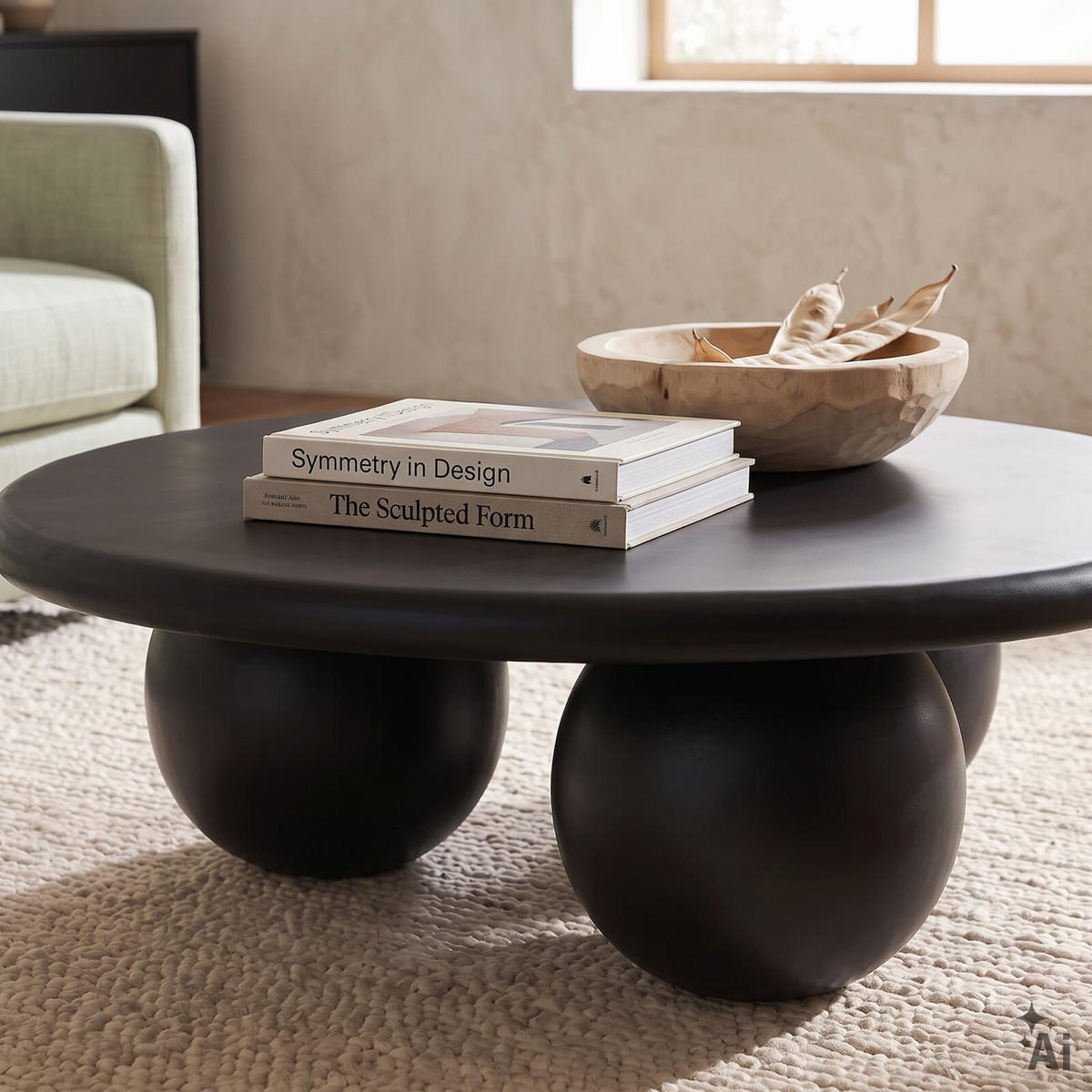 COUCHTISCH SADA schwarz - Schwarz, Holz (90/90/30cm) - IDIMEX