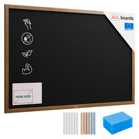 KREIDETAFEL mit Holzrahmen 150x100cm - Braun, Holz (150/100/2cm) - ALLboards