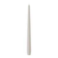 SPITZKERZEN Zinn Grau 300 x Ø 25 mm, 12 Stück - Hellgrau, Paraffin (2.5/30/30cm) - Wiedemann Kerzen