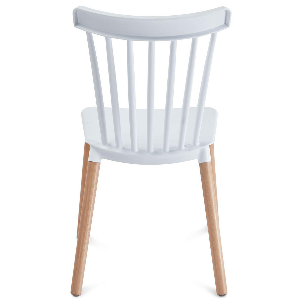 ESSZIMMERSTUHL RAVI 4er-Set weiß - Weiß, Kunststoff (43/79/54cm) - IDIMEX