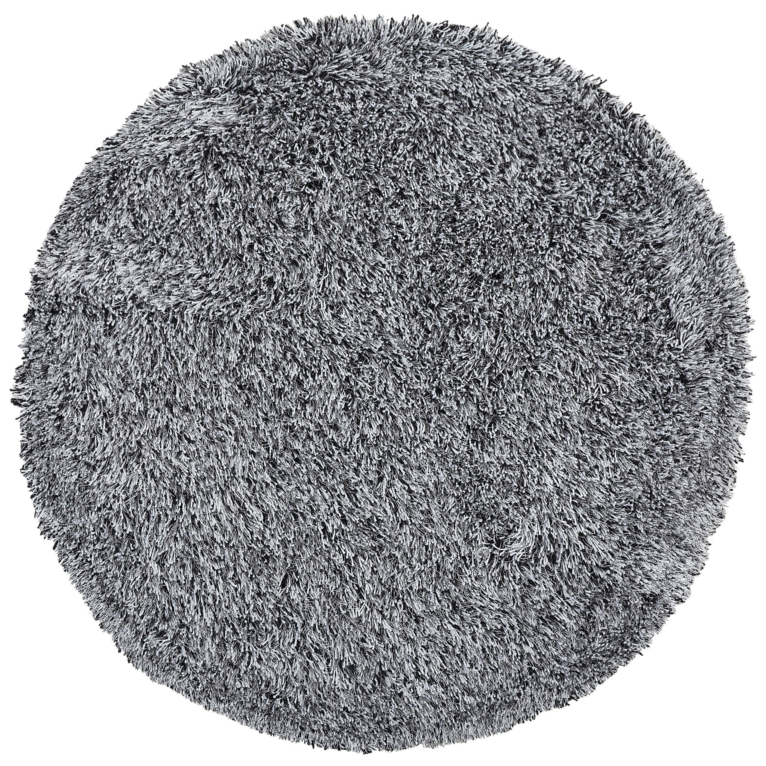 SHAGGY-TEPPICH Cide 140/140 cm - Schwarz, Kunststoff (140/140cm) - Beliani