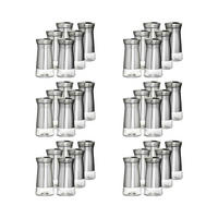SALZ- & PFEFFERSTREUER Basic transparent-silber 120 ml 36er Set - Transparent/Silberfarben, Glas/Metall (6/12.5/12cm) - Ritzenhoff Breker