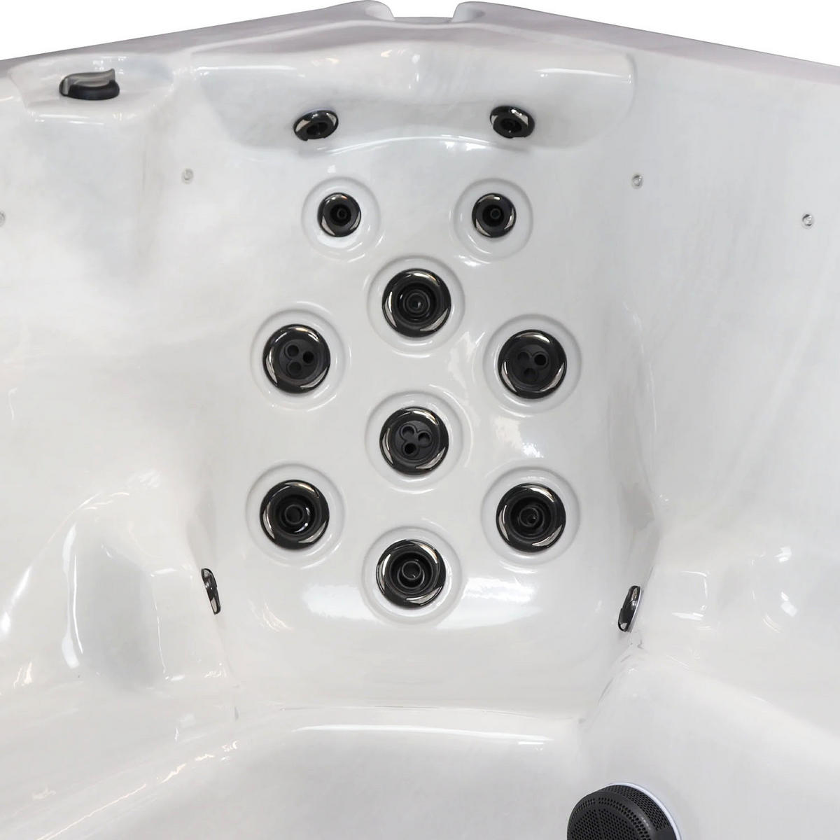 WHIRLPOOL Thunder Bay UV Whirlpool - Weiß Hochglanz, Kunststoff (219/82/219cm) - Canadian Spa Company