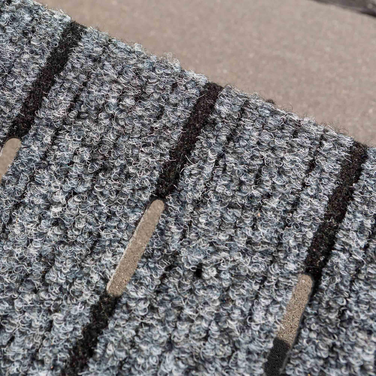 FUSSMATTE AUßEN PERFO RIPS - Grau, Textil (40/60cm) - Astra