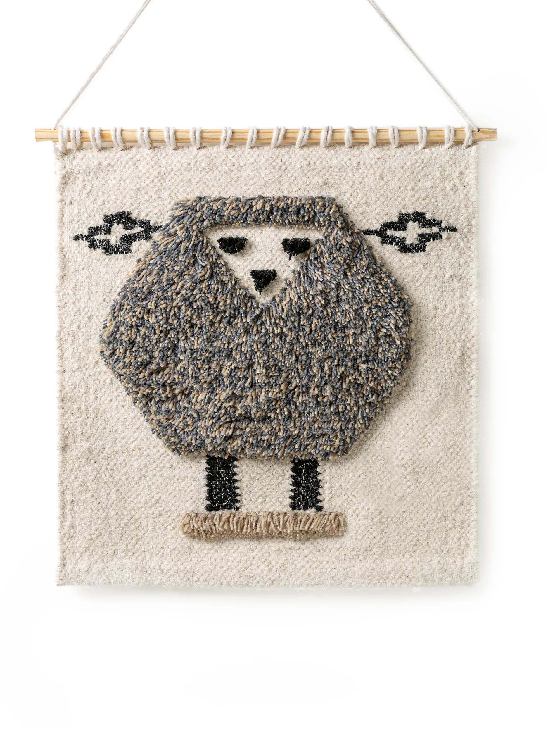 WANDDEKO Shawn Ivory 50x50 cm - Creme, Textil (50/50cm) - Lytte