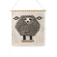 WANDDEKO Shawn Ivory 50x50 cm - Creme, Textil (50/50cm) - Lytte