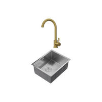 SPÜLE - 55 cm x 45 cm - metall - grau Soela - Grau, Metall (55/22/45cm) - Vente-Unique