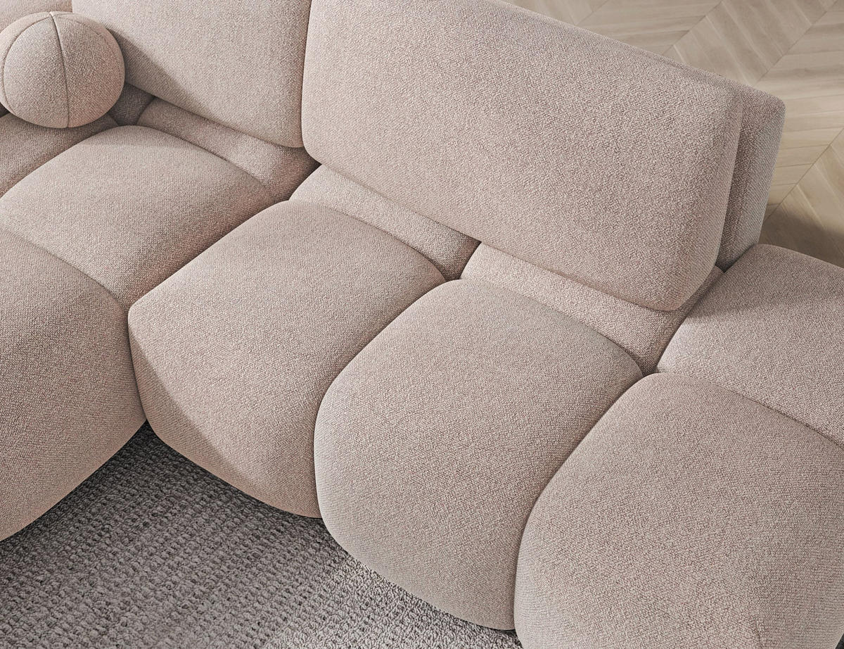 ECKSOFA VITTARIO mit Schlaffunktion & Bettkasten – Modernes L-Sofa 227 cm, inklusive Kissen - Braun, Kunststoff (227/95cm) - Wohnideebilder