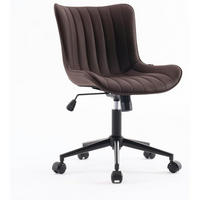 BÜROSTUHL Ergonomisch PU-Leder Braun - Braun, Kunststoff (53/93/46cm)