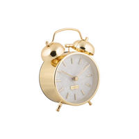 WECKER Pearl Glow 8/8/12 cm - Goldfarben, Metall (8/12/8cm) - Karlsson