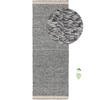 TEPPICH aus recyceltem Material Kiah Grau 70x200 cm - Grau, Textil (70/200cm) - benuta Pure