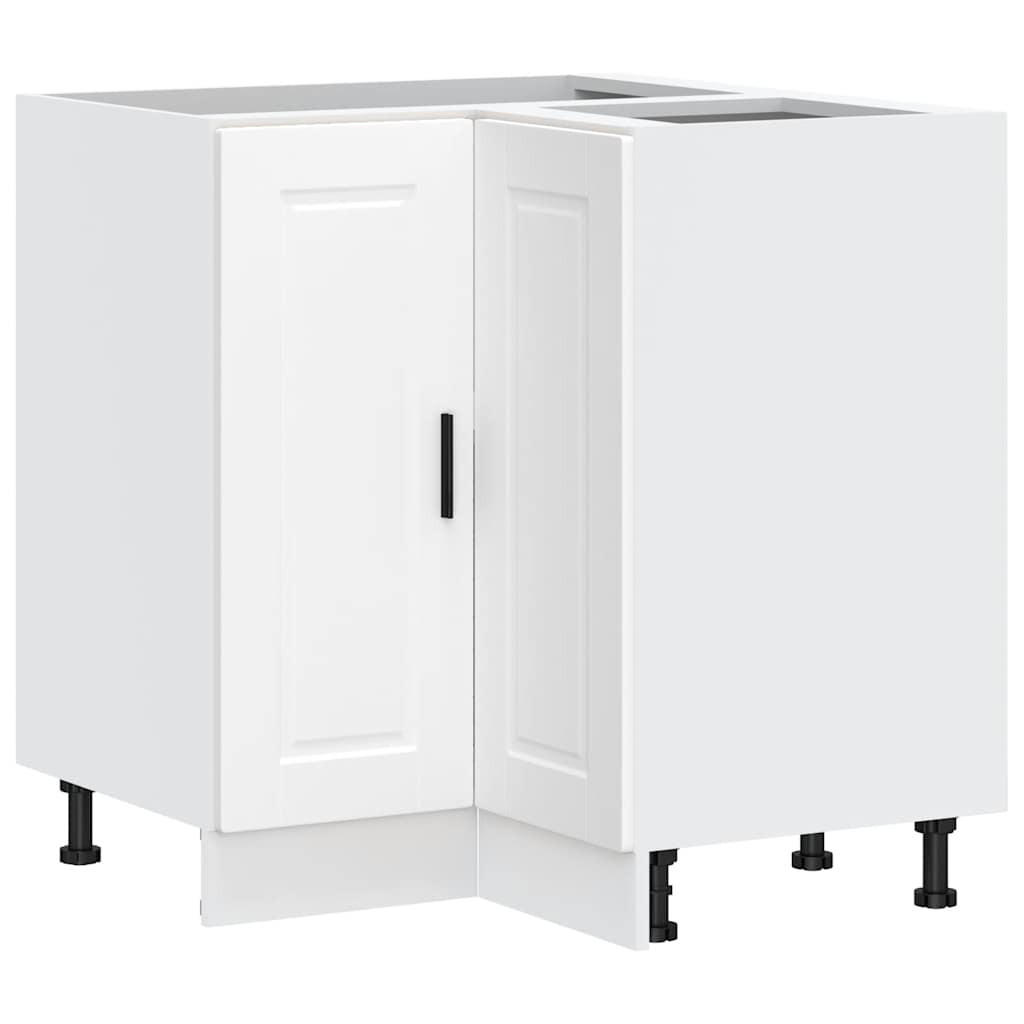 KÜCHEN-ECKUNTERSCHRANK Porto Weiss Holzwerkstoff - Weiß, Holzwerkstoff (75.5/81.5/75.5cm) - vidaXL