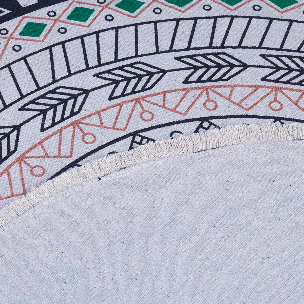 KOBEREC - viacfarebná, textil (120/120cm) - Relaxdays