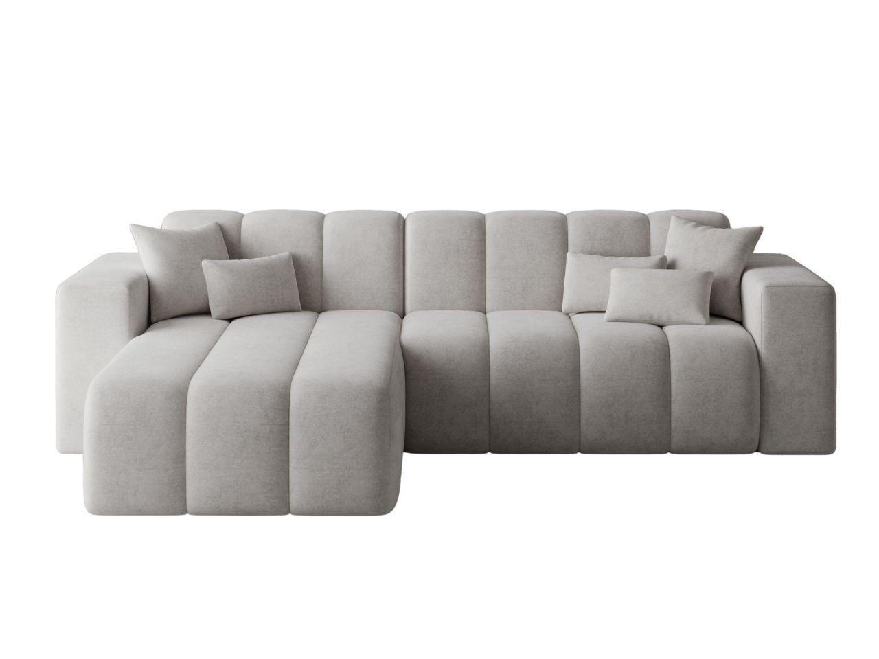 ECKSOFA Nork Grau Links - Grau, Holz/Textil (180/265cm) - Graingold