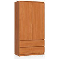 KLEIDERSCHRANK Erlefarben 180x51x90 cm - Erlefarben, Holzwerkstoff (180/180/51cm) - Akord