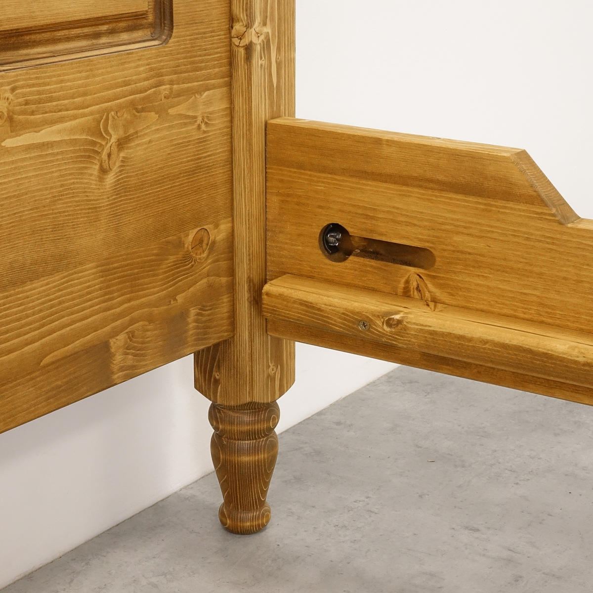 BETT aus Massivholz CHARLOTTE - Hellbraun, Holz (90/200cm) - Seart