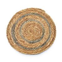 TISCHSET Bali Grau 38/38/0.5 cm Naturmaterial - Grau, Naturmaterialien (38/38/0.5cm) - Mondex