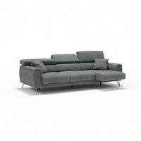 LINEARSOFA Caravaggio - Grau, Textil (244/73/102cm) - Divani.store