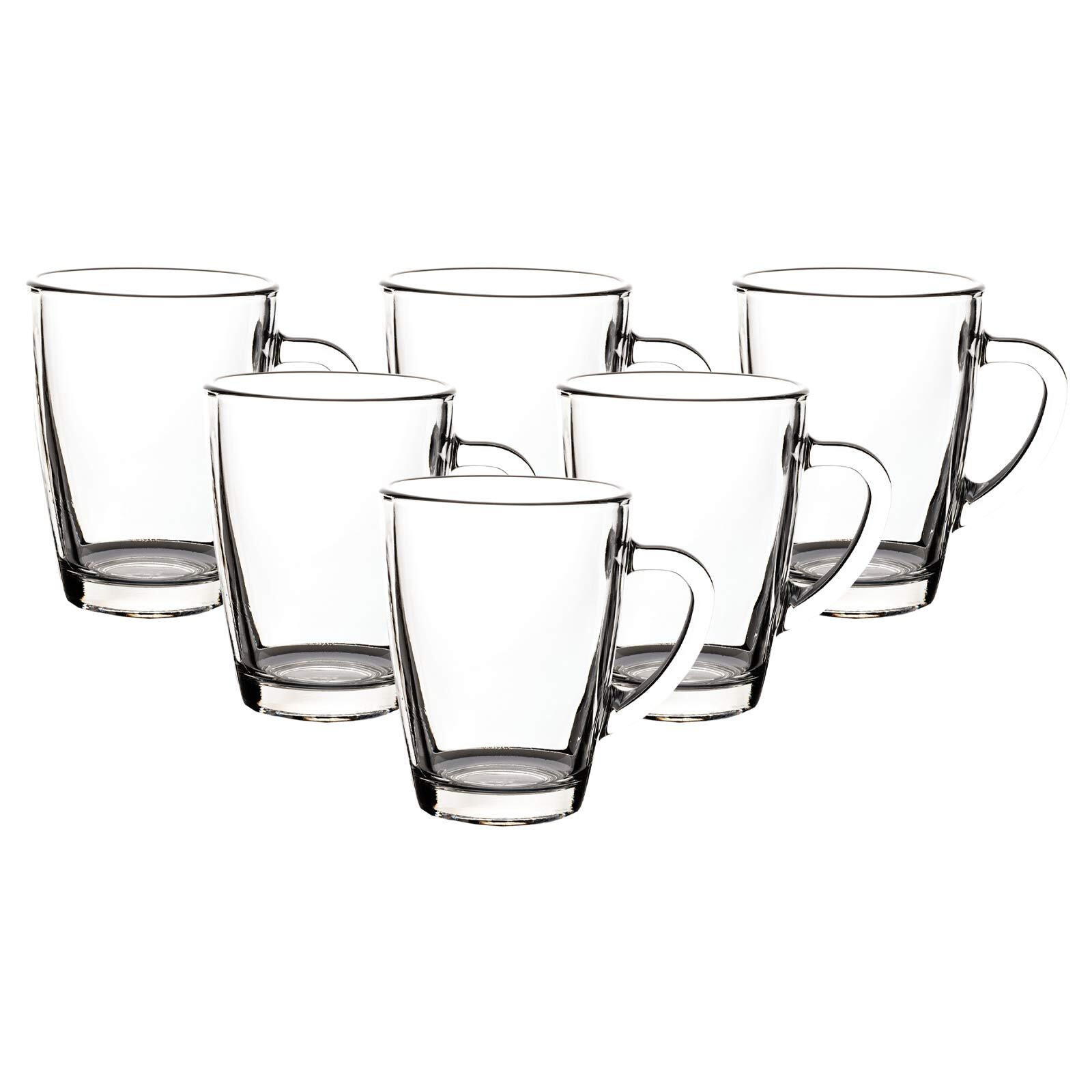 KAFFEEBECHER TEEBECHER Nordic transparent 300 ml 6er Set - Transparent, Glas (0.3L) - Van Well