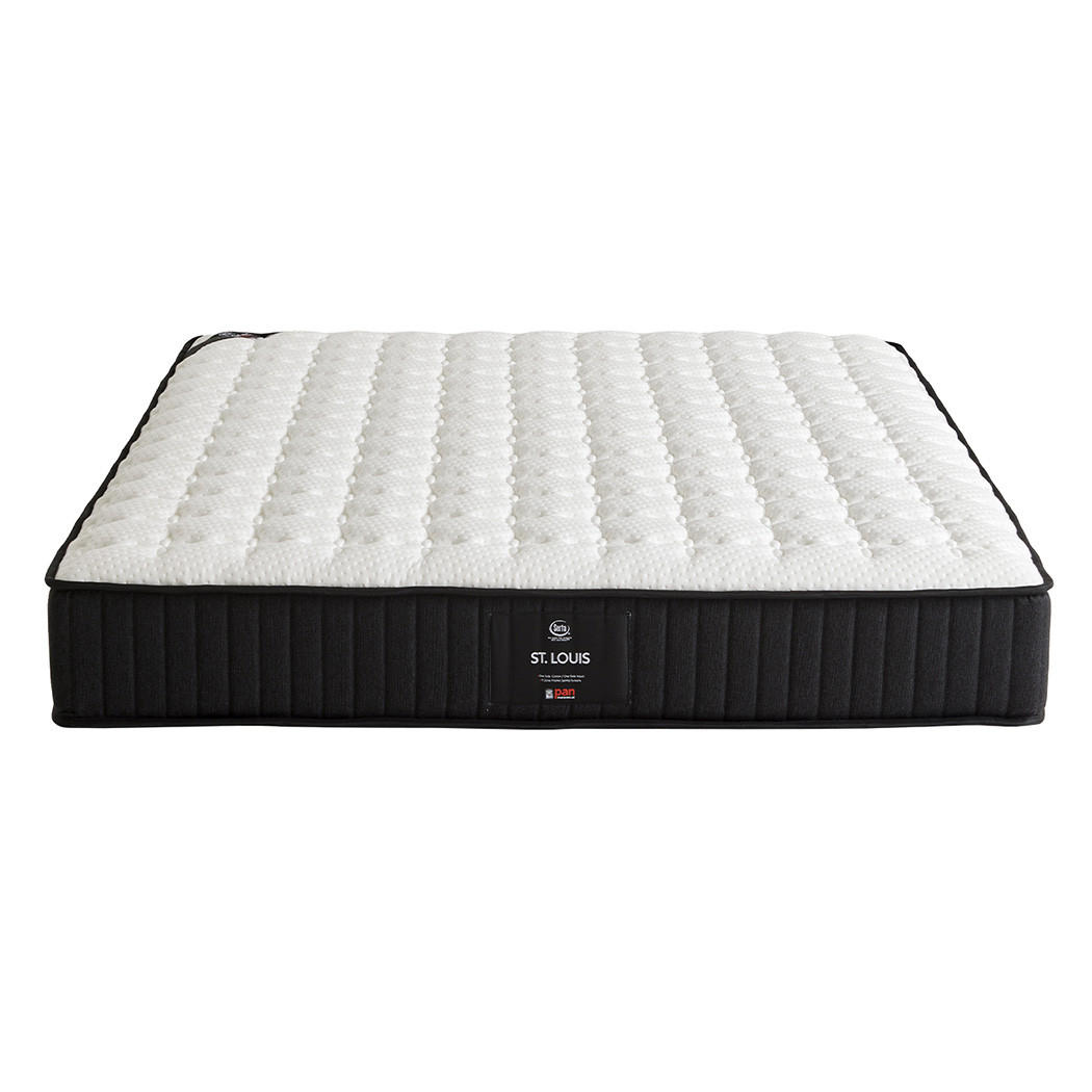 HYBRIDMATRATZE St. Louis - Weiß, Textil (90/200cm) - Mr Mattress