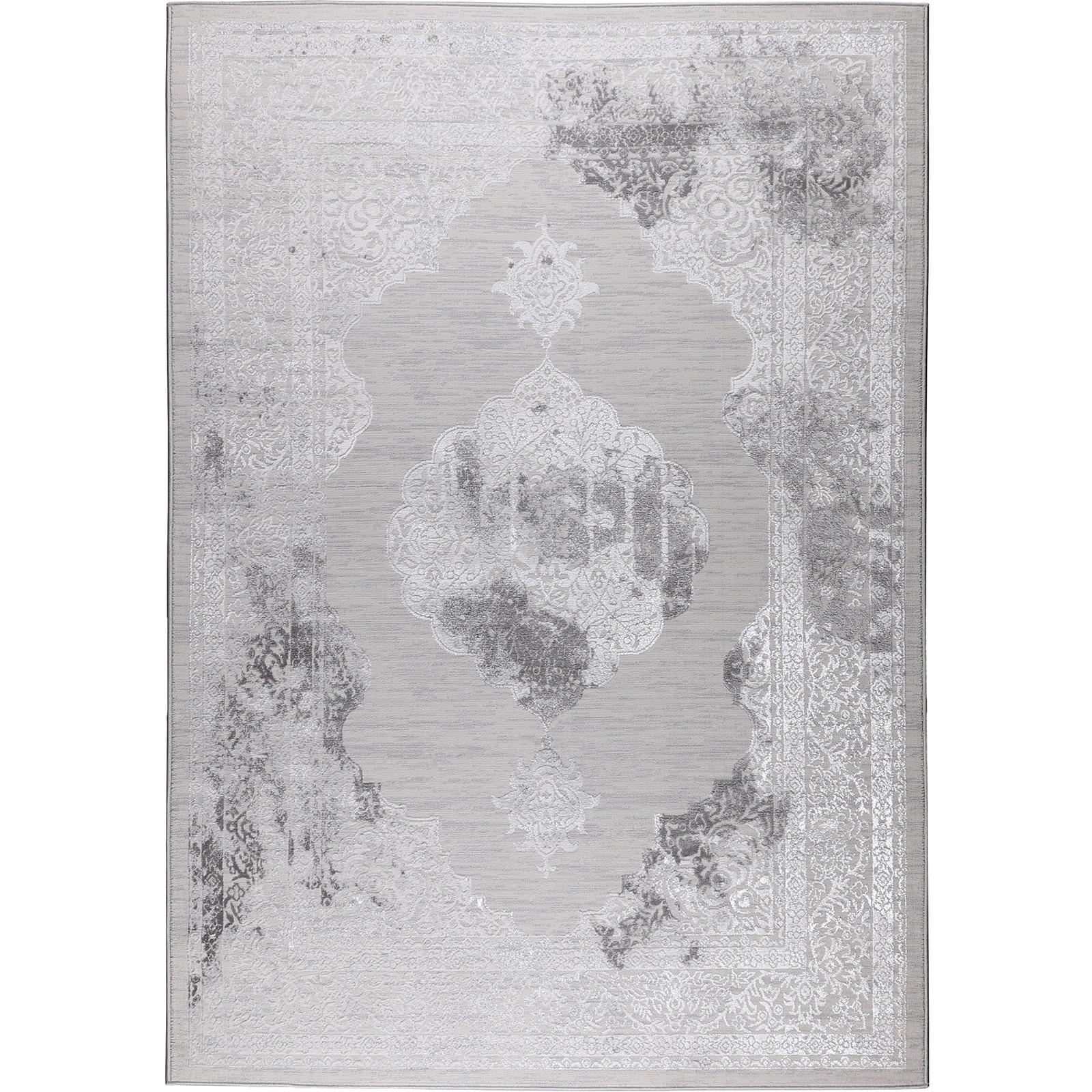 VINTAGE-TEPPICH 160/213 cm Grau - Beige, Naturmaterialien/Textil (160/213cm) - LIVABLISS