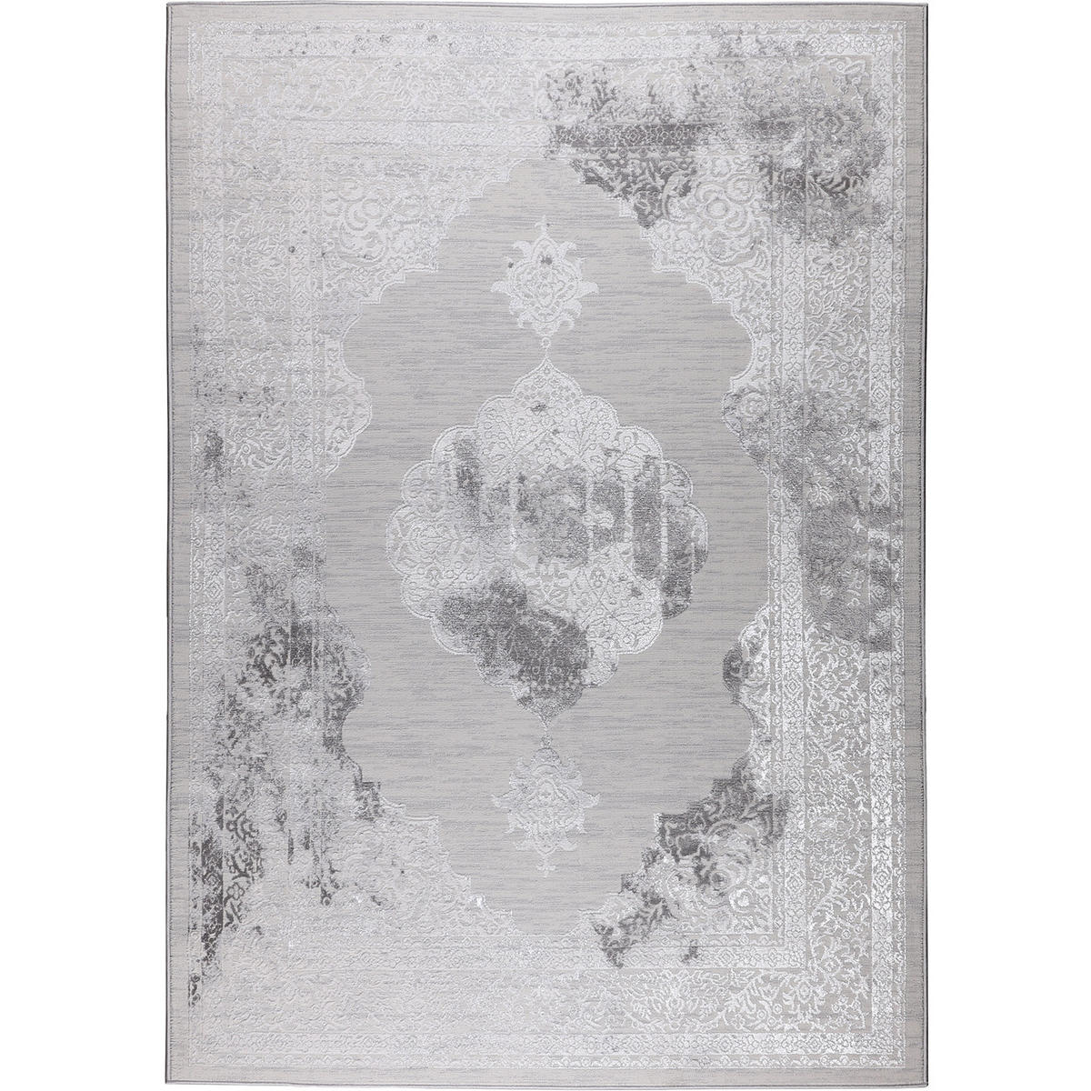 VINTAGE-TEPPICH 120x170 cm Grau - Beige, Naturmaterialien/Textil (120/170cm) - LIVABLISS
